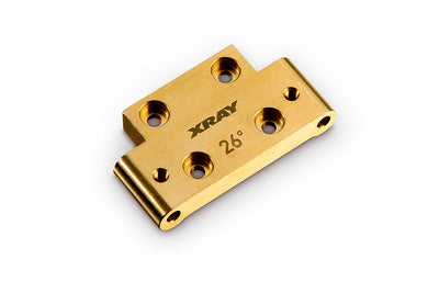 XRay XR322312 Brass 46g front lower arm mount 26?®ô“€ö kick-up - XB2 (322312)
