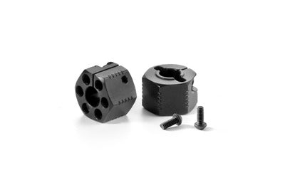 XRay XR365359 Alu wheel hub 12mm - offset "+3.75mm" (2) - XB2 (365359)