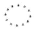 XRay XR930120 Carbide ball 2.4mm for ball differential  (12) - XB2 (930120)