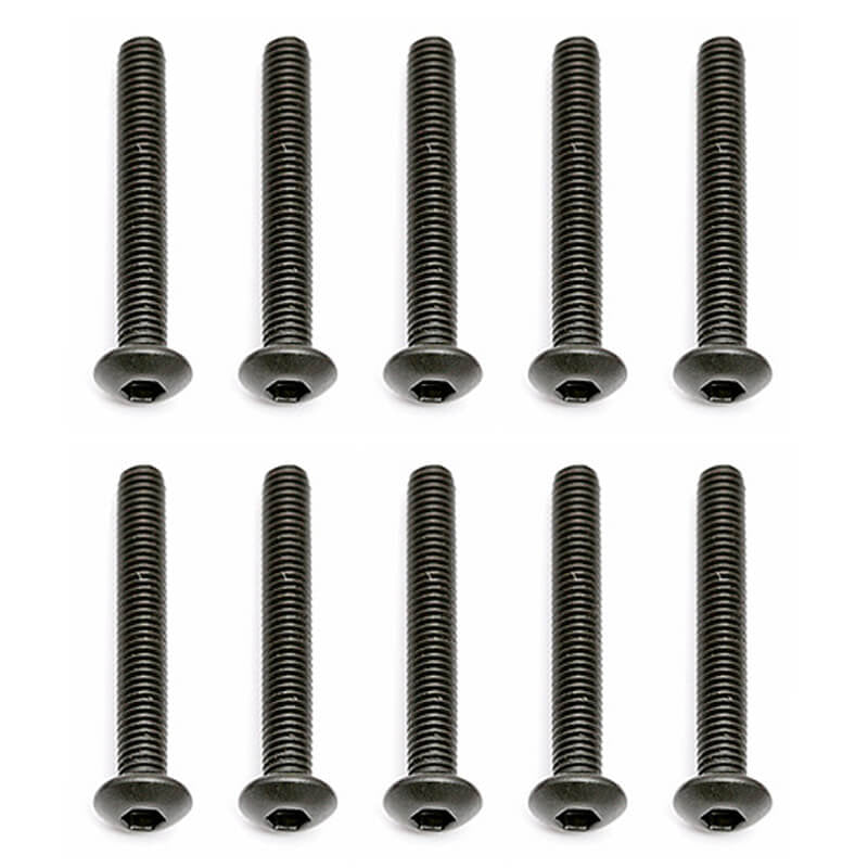 Team Associated AS25189 M3 X 22mm Button Head Hex Screw (10)