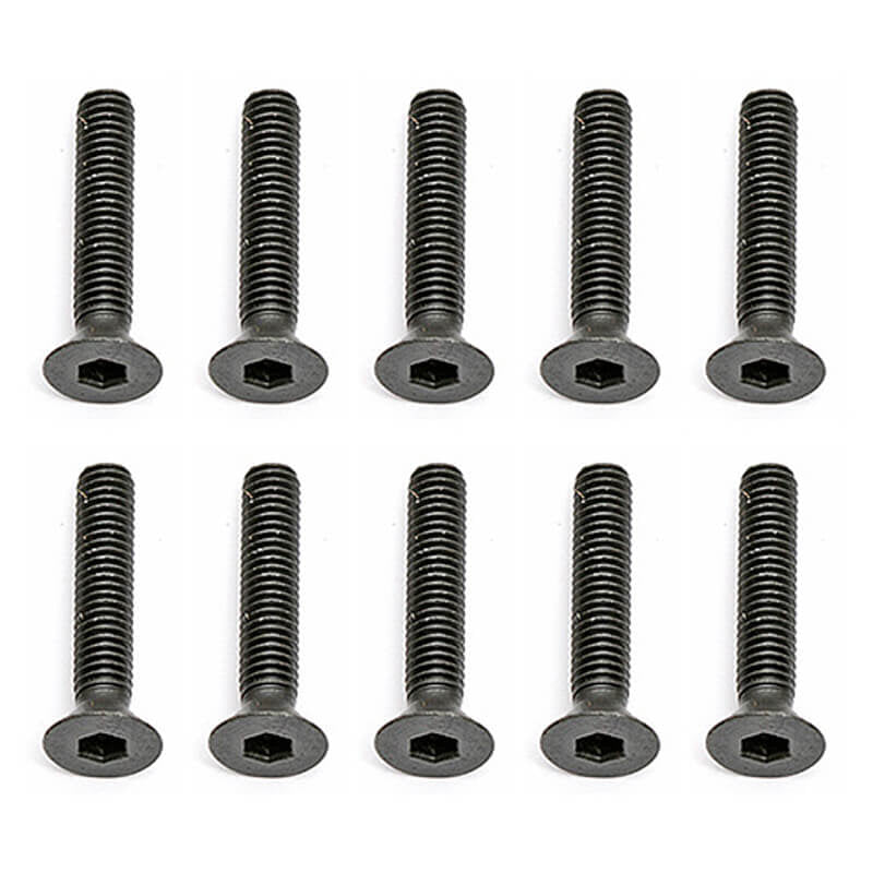 Team Associated AS25204 M3 x 16mm FHCS (10)