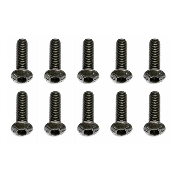 Team Associated AS25211 M3 x 10mm Button Head Hex Screw (10)