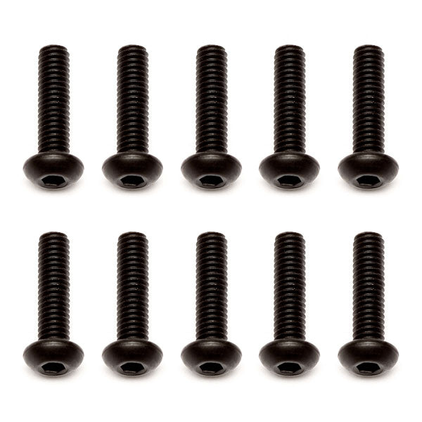 Team Associated AS31522 M2.5 x 10mm BHCS Screws (10)