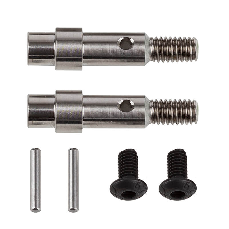 Team Associated AS71181 FT Titanium Hex Adapter Front Axles