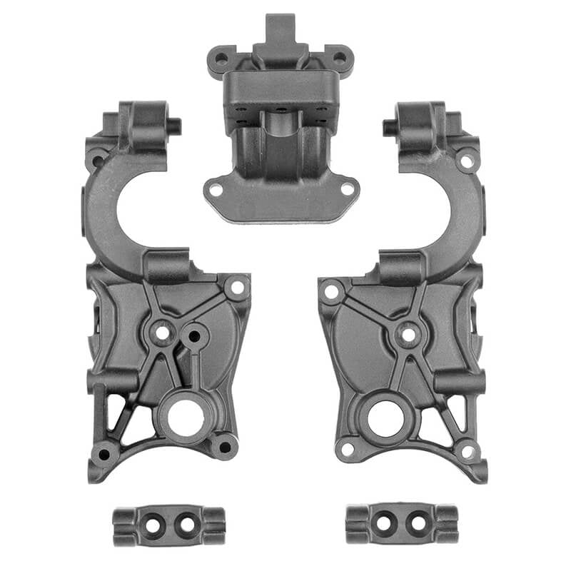 Team Associated AS71221 FT 3-Gear Gearbox Case, Carbon