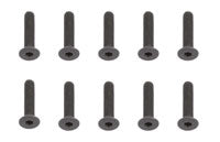 Team Associated AS89208 M3 x 14mm FHCS Screws (10)