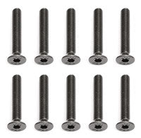 Team Associated AS89209 M3 x 18mm FHCS Screws (10)