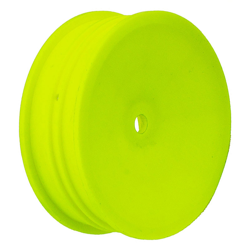 Team Associated AS91758 Buggy Wheel 2WD Slim Front 2.2 12mm Hex Yellow