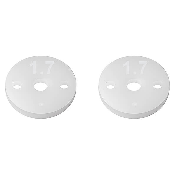 Team Associated AS91933 FT 13mm Shock Pistons, 2.5mm, 2 x 1.7