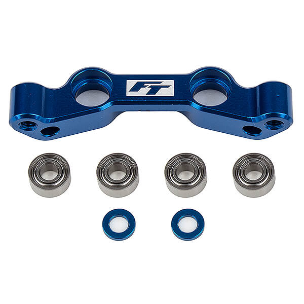 Team Associated AS91984 Ft Steering Rack, Blue Aluminium