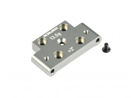 XRay XR322317 Alu front lower arm mount +3ô“€ö/-3ô“€ö - swiss 7075 t6 - (322317)