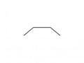 XRay XR322490 Xb2 anti-roll bar front for bridge upper deck - 1.0 mm - (322490)