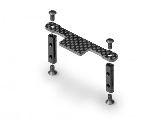 XRay XR326202 Alu servo holders & graphite bridge - (326202)