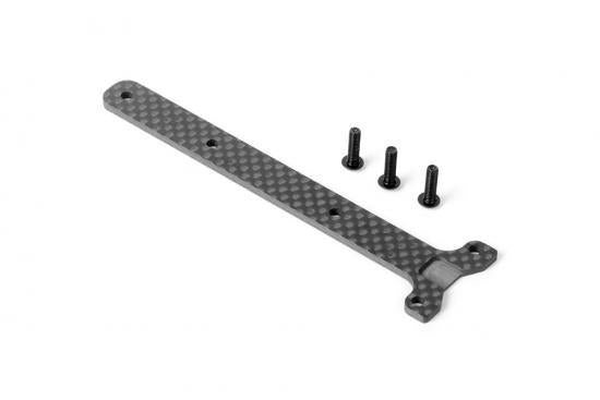 XRay XR361190 Graphite chassis brace deck - rear - 2.0mm - XB4 (361190)