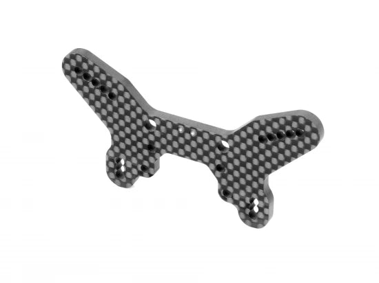 XRay XR362091 Carbon shock tower hs bulkhead for wing ???? 2 dots - front - XB4 (362091)