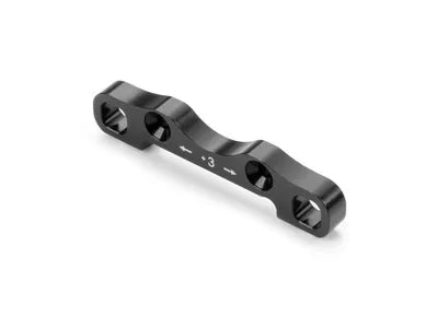 XRay XR362324 Alu lower susp. holder for hs bulkhead - wide - front-rear - XB4 (362324)
