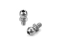 XRay XR362654 Hard steel ball end 5.4mm with thread 4mm - nickel coated (2) - XB2 (362654)