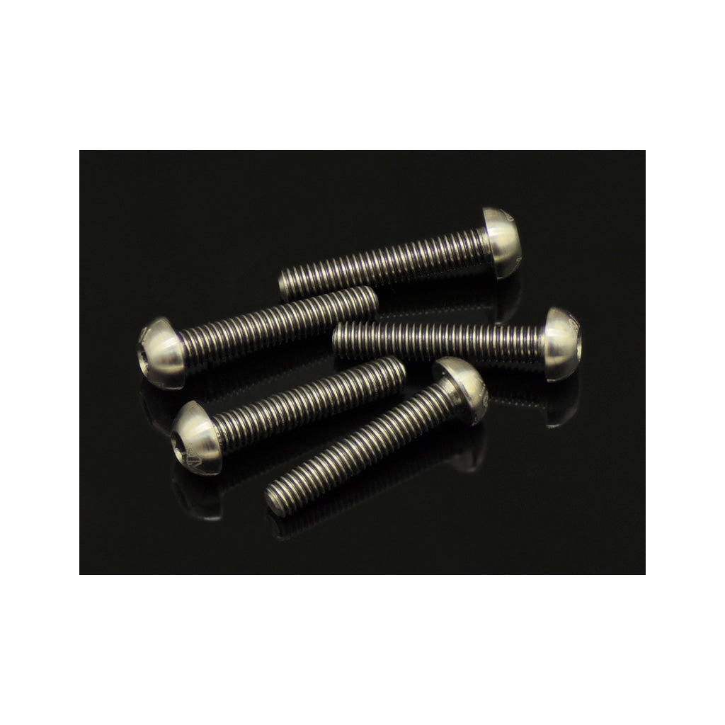 Schumacher AM640037 64 Ti Screw Allen Round Head M3 x 16  (5) (AM640037)