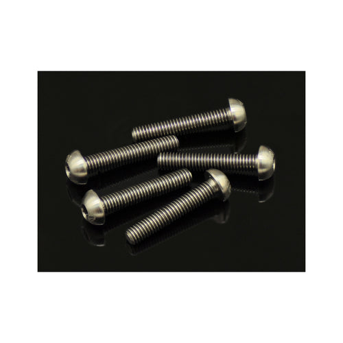 Schumacher AM640037 64 Ti Screw Allen Round Head M3 x 16  (5) (AM640037)