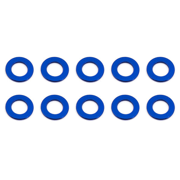 Team Associated AS31381 Ballstud Washers 5.5 X 0.5mm Blue Aluminium (10)
