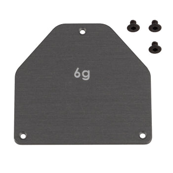 Team Associated AS92444 Rc10B7 Ft Alum. Servo Weight Plate 6G - (92444)
