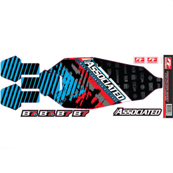Team Associated AS92488 Rc10B7 Chassis Protective Sheet - (92488)