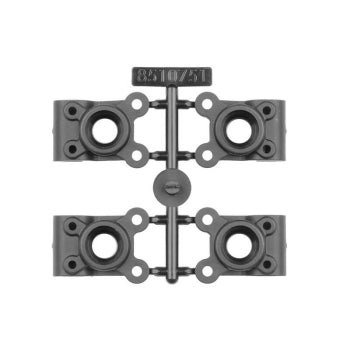 Team Associated AS92519 Rc10B7 Carbon Ft Rear Hub Set -4Mm Offset - (92519)