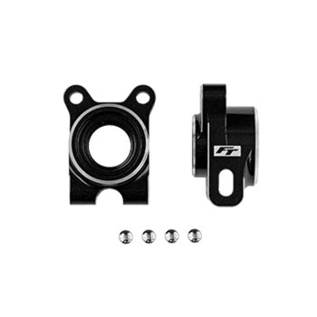 Team Associated AS92563 Rc10B7 Ft Rear Hubs -4 Offset Black Aluminium - (92563)