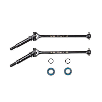 Team Associated AS92573 Rc10B7/.1 Ft Universal Driveshaft Set 67Mm - (92573)