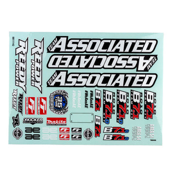 Team Associated AS92584 Rc10B7.1 Decal Sheet - (92584)