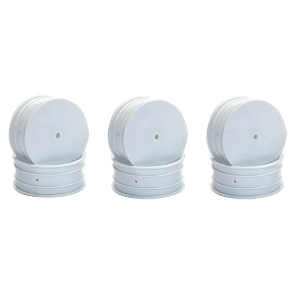 CENTRO 1/10 Dished Buggy Front 4WD Wheel White - 3 Pairs (C0261W)