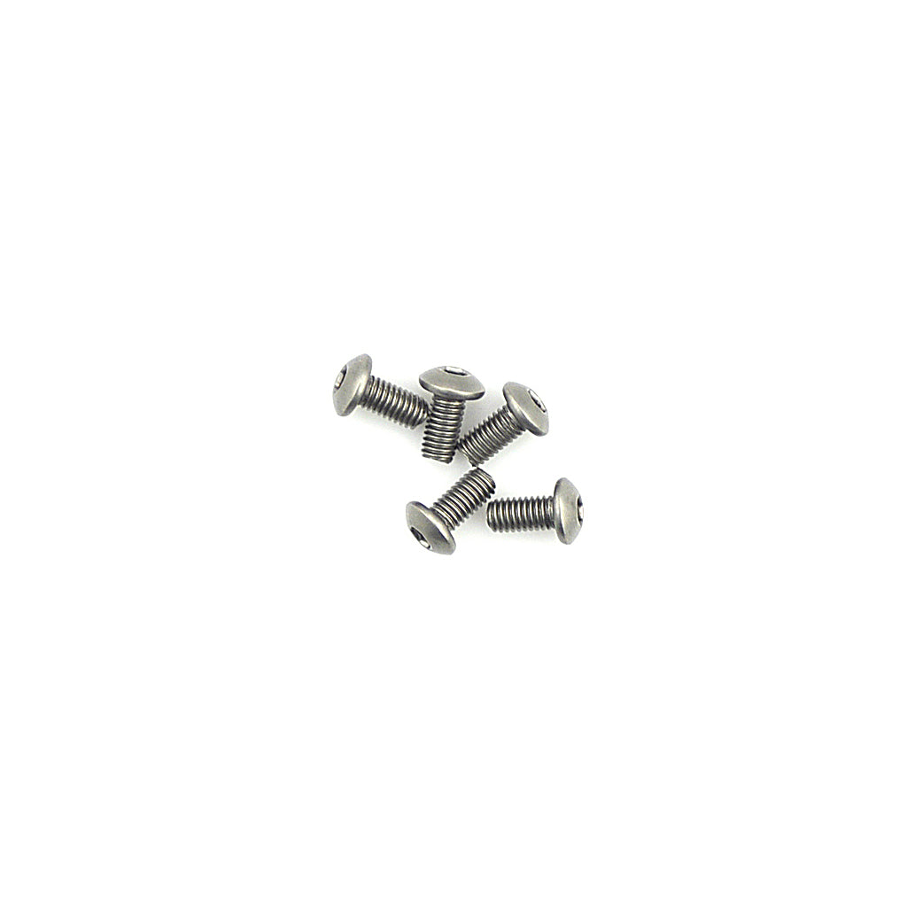 Schumacher CR327 Titanium Button Head Hex Screws M3x6 pk10 (CR327)