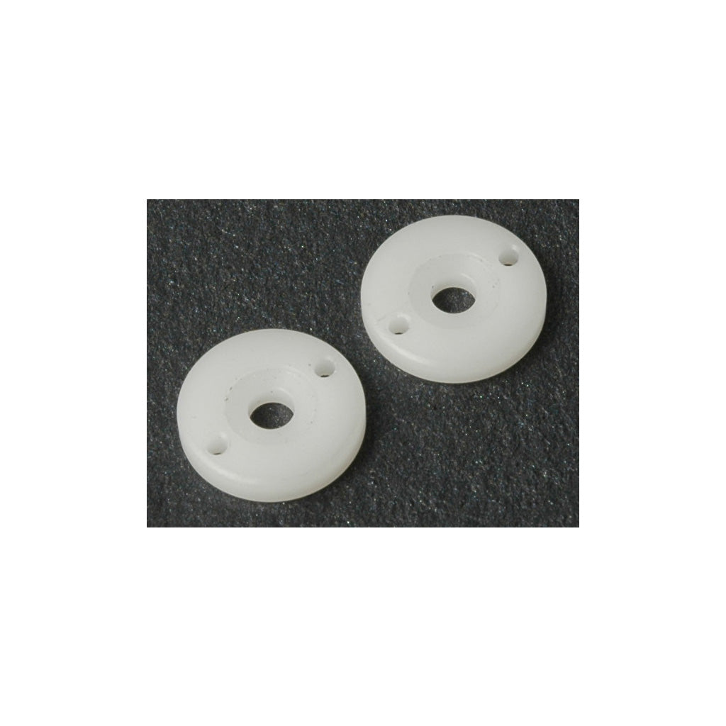 Schumacher U3670 Big Bore Piston; 2 Hole White 1.5  (pr) (3670)