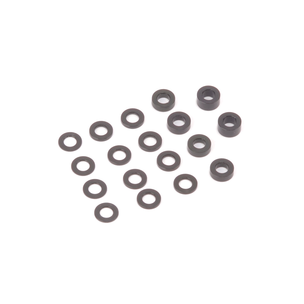 Schumacher U4314 SPEED PACK - Alloy Black M3 Washers - 18pc (4314)
