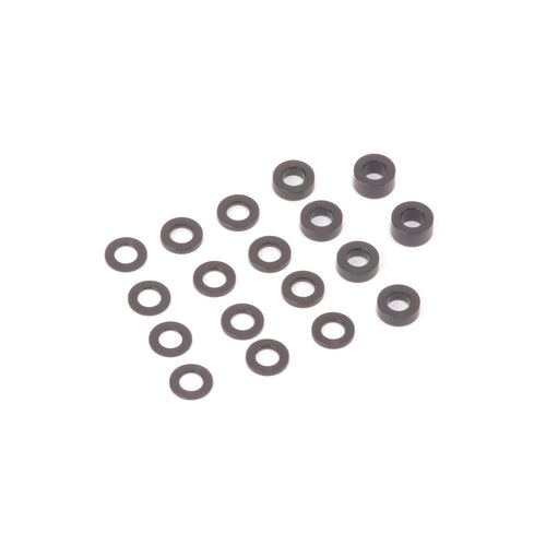 Schumacher U4314 SPEED PACK - Alloy Black M3 Washers - 18pc (4314)