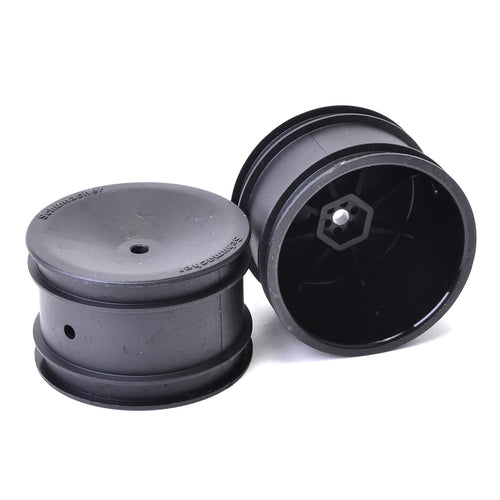 Schumacher U4365 Wheel; Hex Rear - Black - Off Road - pr (4365)