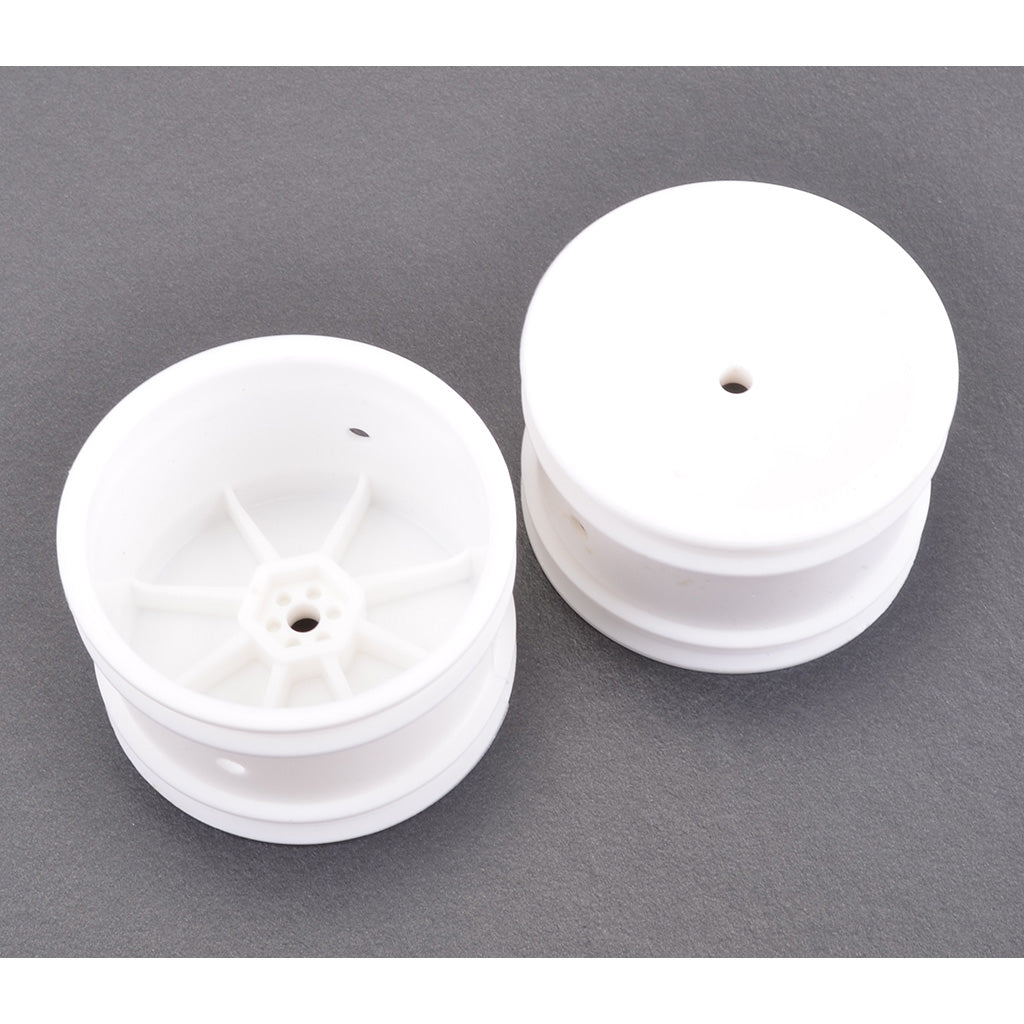 Schumacher U4366 Wheel; Hex Rear - White - Off Road - pr (4366)