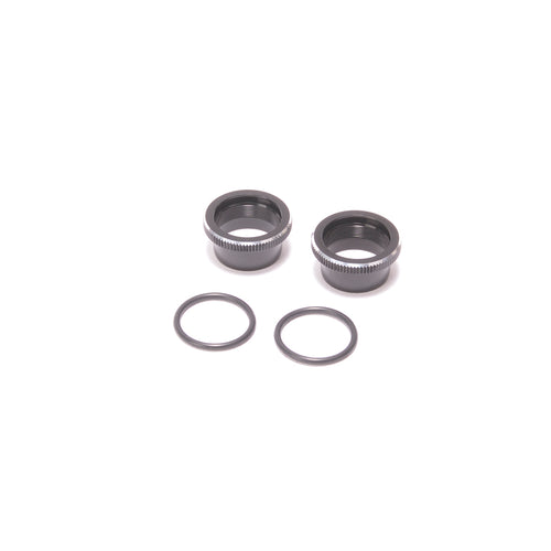 Schumacher U4371 Big Bore Shock Adjusting Collar (Black) - pr (4371)