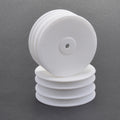 Schumacher U4496 Wheel; Hex Front - White - 4wd - pr (4496)