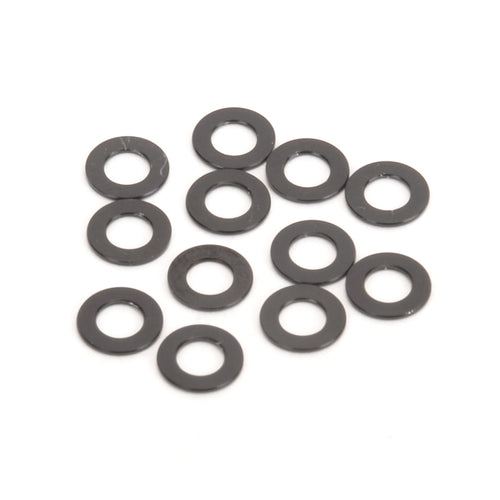 Schumacher U4862 M3 Black Alloy Washers 0.5mm (pk12) (4862)