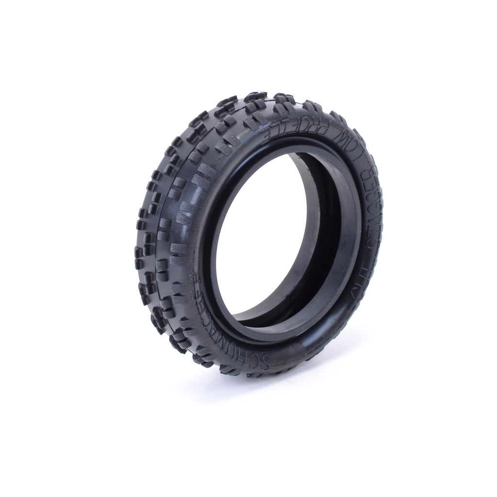 Schumacher U6770 Cut Stagger Low Profile Front Tyres Yellow (Pair)