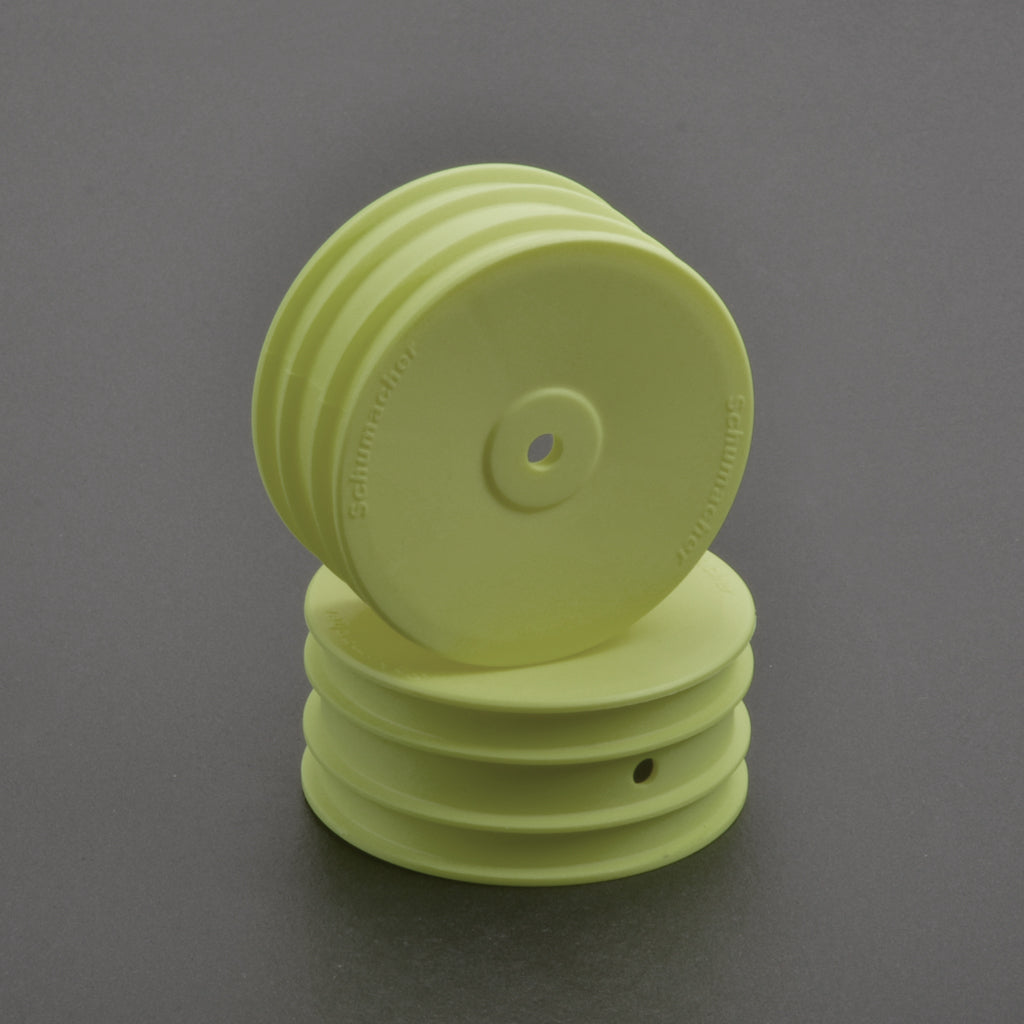 Schumacher U7458 Wheel Front 4WD - Yellow - pr (7458)