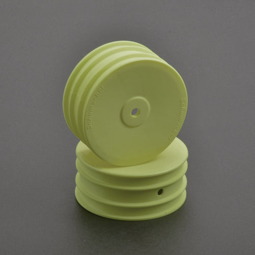 Schumacher U7458 Wheel Front 4WD - Yellow - pr (7458)