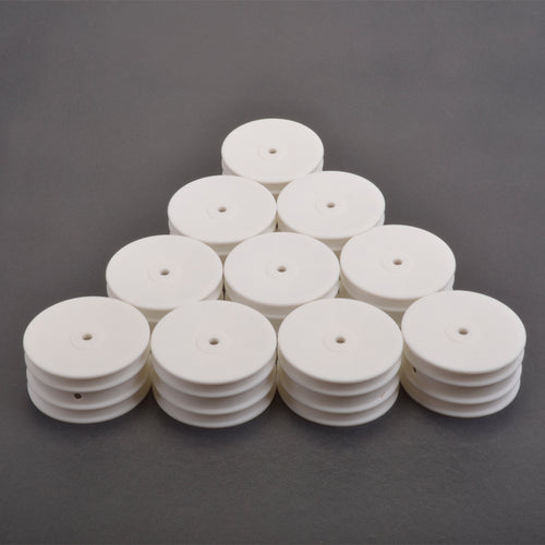 Schumacher U7468 Front 4WD Wheels White (5 Pair Pack) - (7468)