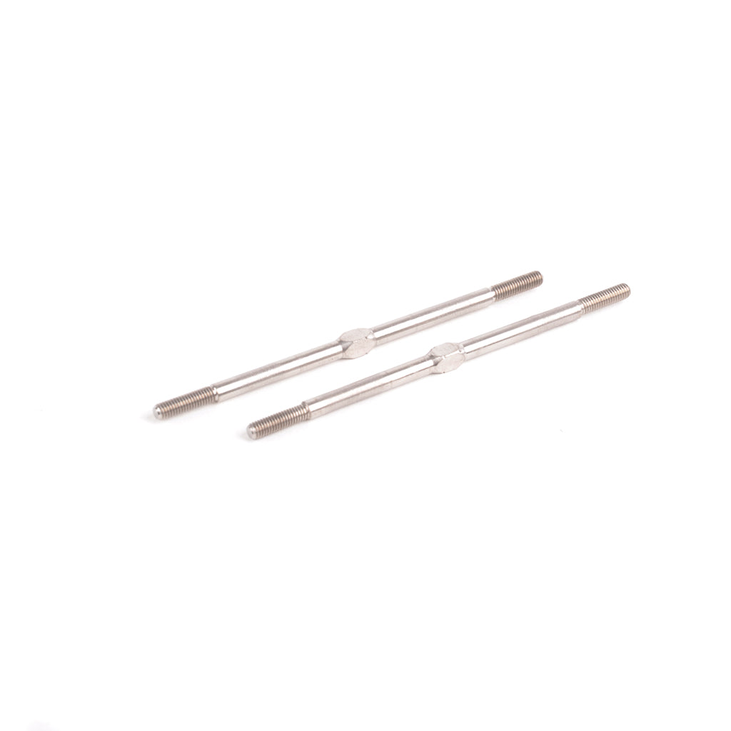 Schumacher U7674 Titanium Turnbuckle - 76mm - Silver - (pr) (7674)