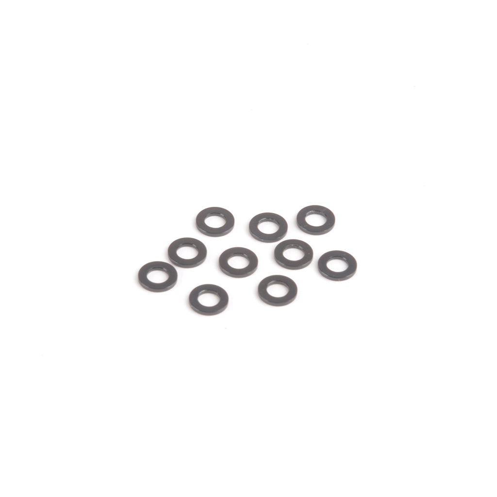 Schumacher U7709 M3 Black Alloy Washers 0.75mm (pk10) (7709)