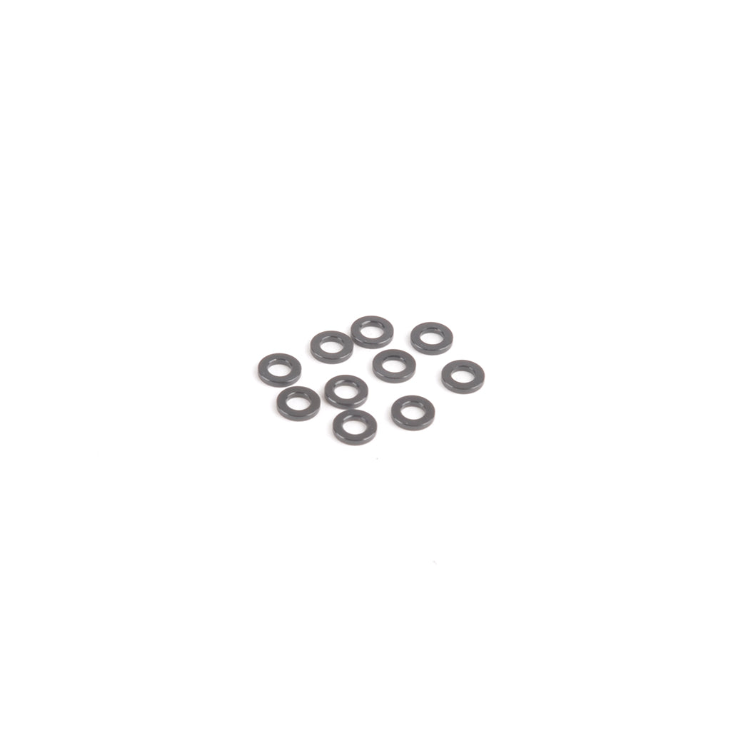 Schumacher U7710 M3 Black Alloy Washers 1.00mm (pk10) (7710)