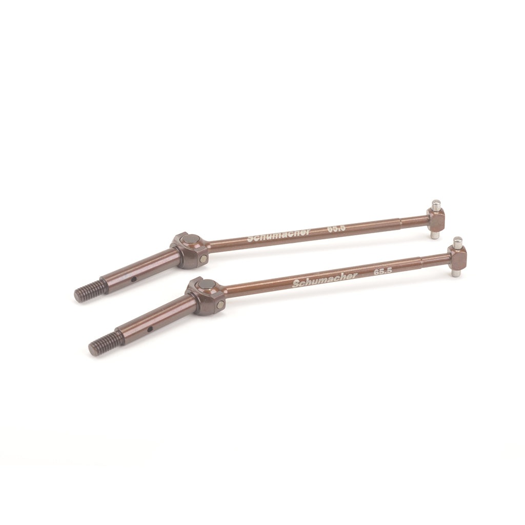 Schumacher U8270 Driveshaft Assembled CVD V2 65.5mm - LD,LD2/3 (pr) (8270)