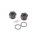 Schumacher U8543 Alloy Wheel Hex 7.5mm (+1.5) Blk pr LD/23,L1/EVO/R (8543)
