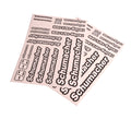 Schumacher U8586 Schumacher Decal Sheet - Black - pk2